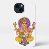 Ganesha Phone Cover iPhoneケース (裏面)