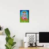 Ganesha Poster Wall Art ポスター (ホームオフィス)
