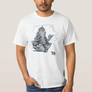 Ganesha reading tシャツ