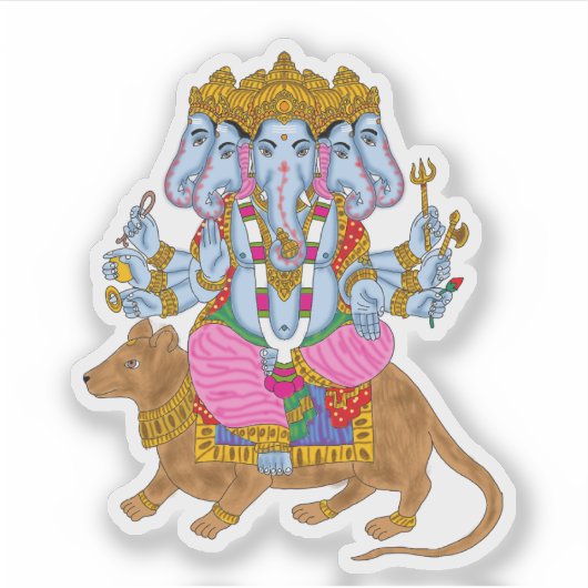 Ganesha Sticker Collection シール (正面)
