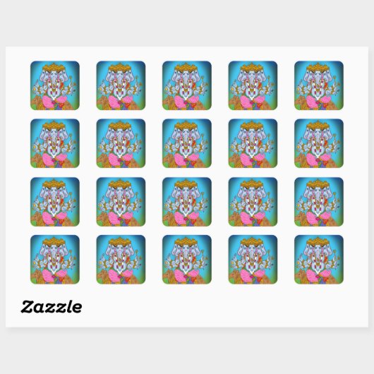 Ganesha Sticker Collection スクエアシール (シート)
