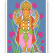 Ganesha Stickers & Keyring Combo シール (正面)