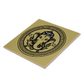 Ganesha Themed Hindu Art Print タイル (側面)