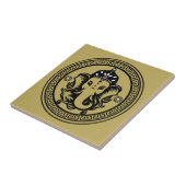 Ganesha Themed Hindu Art Print タイル (側面)