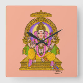 Ganesha Wall Clock スクエア壁時計