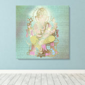GANESHA - Wrapped Canvas キャンバスプリント (インサイチュ (ウッドフロア))