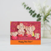 Ganeshas、明けましておめでとう! シーズンポストカード (スタンド正面)