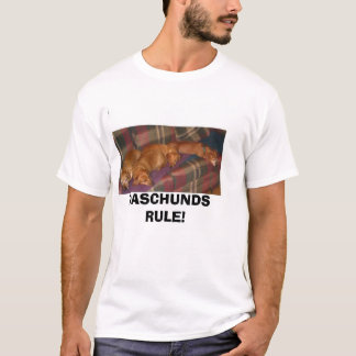 gang1aのDASCHUNDSの規則! Tシャツ