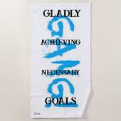 GANG! sky blue Beach Towel ビーチタオル (正面)