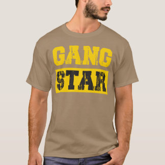 GANG STAR 文字プリントTシャツラッパー ビンテージ Tシャツ