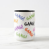 GANG! Two-Tone Mug, 15 oz ツートーンマグカップ (中央)