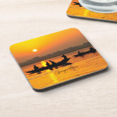 Ganges River, picturesque landscape photo, コースター (左側)