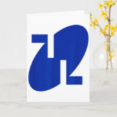 Gangnam District Flag Symbol Seoul South Korea _3  カード (黄色い花)