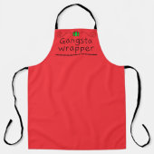 Gangsta Wrapper Holiday Apron エプロン (正面)