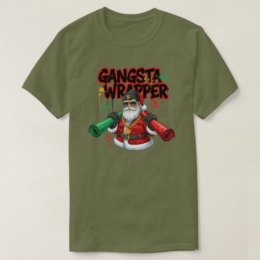 Gangsta Wrapper Tシャツ (デザイン正面)