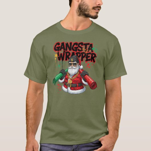 Gangsta Wrapper Tシャツ (正面)