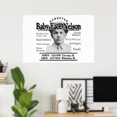 Gangster Baby Face Nelson ポスター (ホームオフィス)