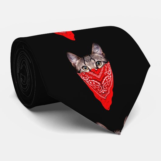 Gangster cat hood ネクタイ (ロール)