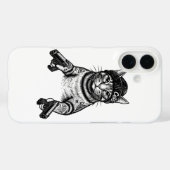 Gangster Cat Tattoo Art | Cool Streetwear Kitty Case-Mate iPhoneケース (裏面 (横))