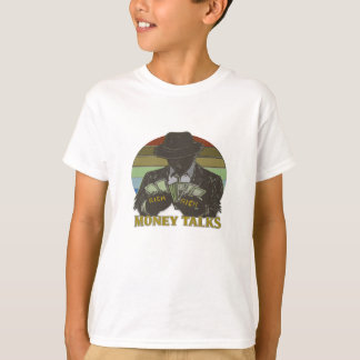 Gangster counting cash tシャツ