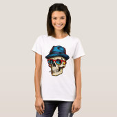 Gangster Skully Tシャツ (正面フル)