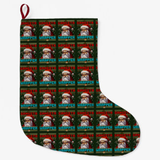 Gangster Wrapper Christmas Stocking ラージクリスマスストッキング