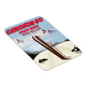 Gangwon do korea スキーポスター マグネット (右側)