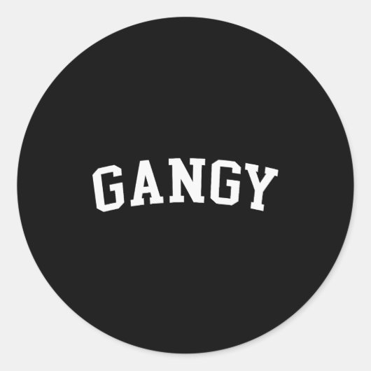 Gangy ラウンドシール (正面)