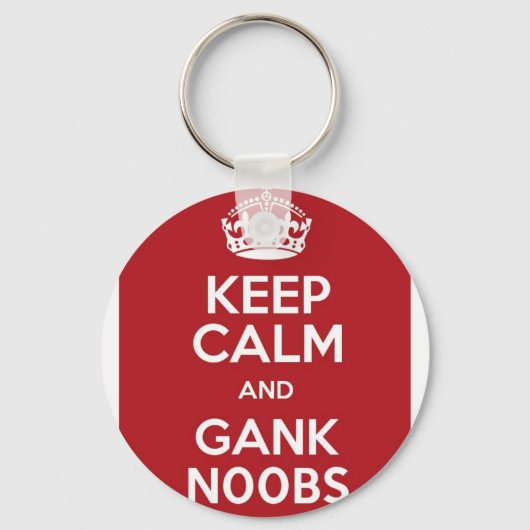 Gank n00bsキーチェーン キーホルダー (正面)
