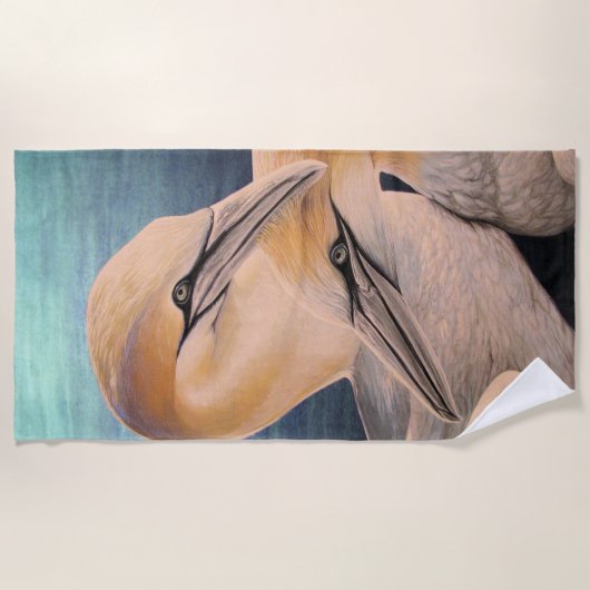 gannet ビーチタオル (正面)