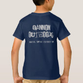 Gannonのアウトドア Tシャツ (裏面)