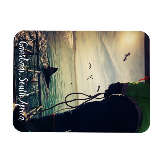 Gansbaai、南アフリカ マグネット (横)