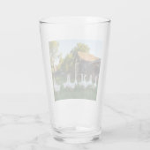 Gänse Bauernhof Glas タンブラーグラス (裏面)