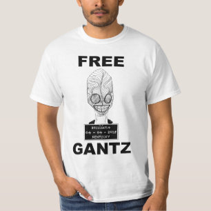 Gantzの自由なティー Tシャツ