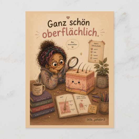 Ganz schön oberflächlich ポストカード (正面)