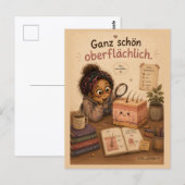 Ganz schön oberflächlich ポストカード (正面/裏面)