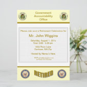 GAOリタイアメント招待状 招待状 (スタンド正面)