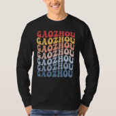 Gaozhou City Groovy Retro Tシャツ (正面)