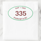 GAP + C&O Canalオーバルシール 楕円形シール (バッグ)