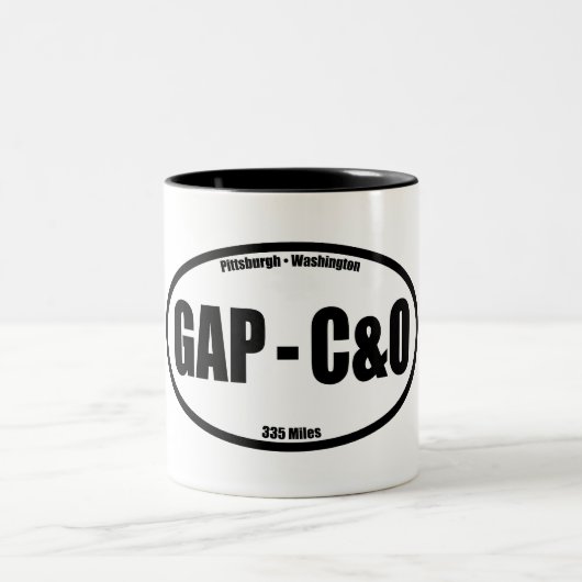GAP - C&O Towpath Oval ツートーンマグカップ (中央)