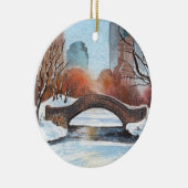 Gapstow Bridge Central Park Ornament NYC New York セラミックオーナメント (右)