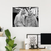 Gar Wood and Orlin Johnson – 自動書化 – ヴィンテージ ポスター (ホームオフィス)