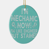 Garage Autoおもしろいの皮肉整備士ことわざ セラミックオーナメント (右)