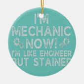 Garage Autoおもしろいの皮肉整備士ことわざ セラミックオーナメント (正面)