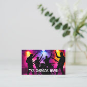 Garage Band For Hire Music Business Cards 名刺 (スタンド正面)