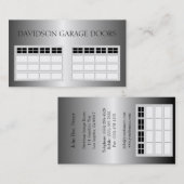 Garage Door Companyの金属金属 名刺 (正面/裏面)