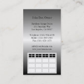 Garage Door Companyの金属金属 名刺 (裏面)