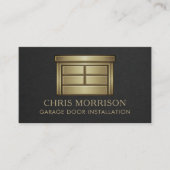 Garage Door Installation Business Card 名刺 (正面)