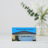 Garage Door Services And Repair Business Cards 名刺 (スタンド正面)