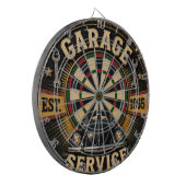 Garage Service Classic Beetle Mechanic Workshop ダーツボード (正面左)